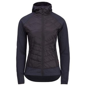 Bluza skiturowa rozpinana damska Silvini Divera WJ1311 PrimaLoft®. Czarne bluzy SILVINI, bez wzorów, z kapturem. Za 399,99 zł.