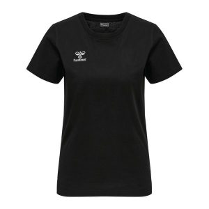 Damska bawełniana koszulka Hummel Move Grid. Czarne bluzki Hummel, xl, bez wzorów, z bawełny, sportowe, bez kołnierzyka, bez ramiączek. Za 150,00 zł.