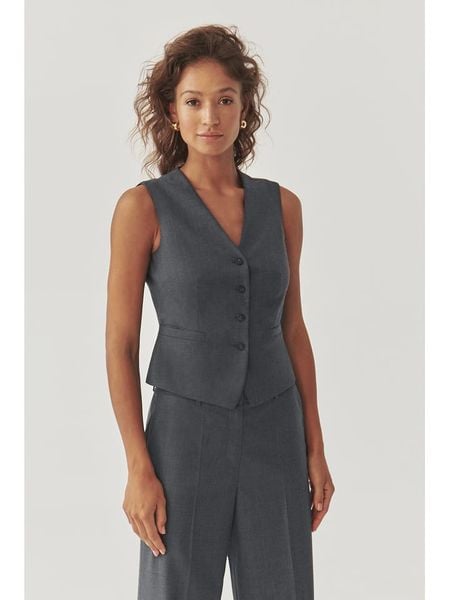 TATUUM Kamizelka "Ronita" w kolorze szarym rozmiar: 38. Szare kamizelki Tatuum, bez wzorów, z wełny, bez kołnierzyka, bez ramiączek, bez kaptura. Za 257,31 zł.