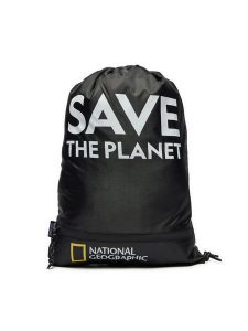 National Geographic Worek N08904.06 Czarny. Czarne torebki klasyczne National Geographic, bez wzorów, z materiału, bez dodatków. Za 69,99 zł.