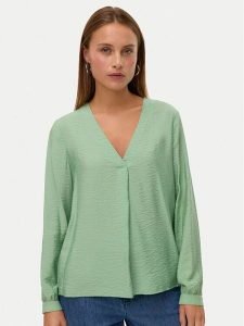 Vero Moda Bluzka Urli 10338835 Zielony Regular Fit. Zielone bluzki Vero Moda, xs, bez wzorów, z wiskozy, bez kołnierzyka, bez ramiączek. Za 139,99 zł.