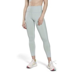 Damskie legginsy z wysokim stanem w prążki Reebok. Niebieskie legginsy Reebok, bez wzorów, z dzianiny, z podwyższonym stanem. Za 263,60 zł.