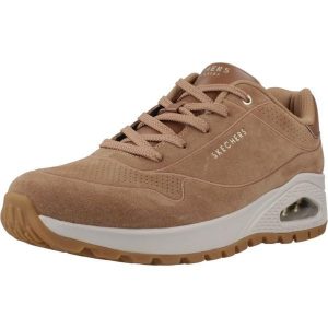 Buty SKECHERS UNO RUGGED-CHILLPROO Brązowy. Brązowe buty trekkingowe Skechers, ze skóry, bez zapięcia. Za 424,00 zł.