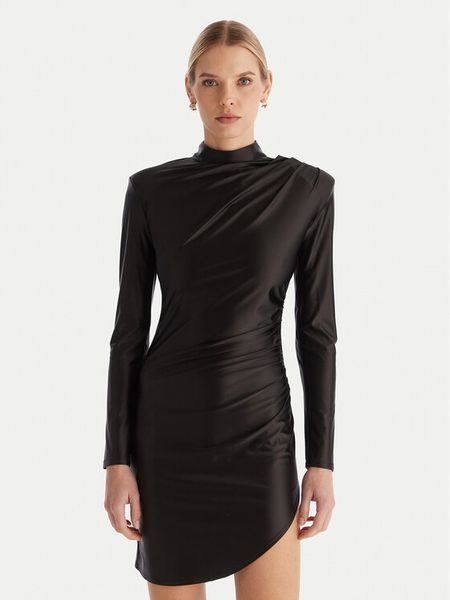 ACCESS FASHION Sukienka koktajlowa 54-3037-170 Czarny Slim Fit. Czarne sukienki ACCESS FASHION, s, bez wzorów, z syntetyku, wizytowe, bez kołnierzyka, bez ramiączek. Za 679,99 zł.