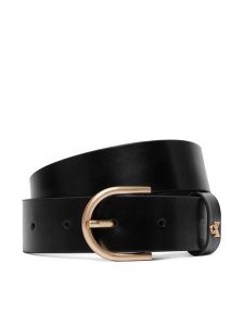 Calvin Klein Pasek Rounded Buckle Ck Loop 35Mm LV04F7145G Czarny. Czarne paski Calvin Klein, bez wzorów, ze skóry. Za 249,99 zł.