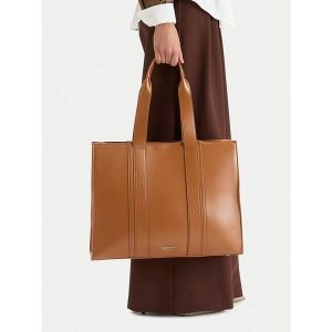 Torebka Nine West. Brązowe shopper bag Nine West, bez wzorów, bez dodatków. Za 279,99 zł.
