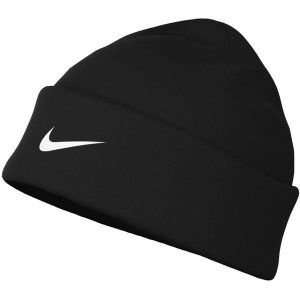 Czapka Nike DF Peak - elastyczna, treningowa, Dri-FIT. Czarne czapki Nike, bez wzorów, z poliesteru, sportowe. Za 74,99 zł.