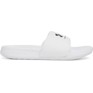 Klapki damskie Under Armour Ignite Select. Białe klapki Under Armour, bez wzorów, z materiału, bez obcasa. Za 194,00 zł.