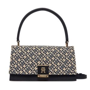 Torebka Tommy Hilfiger. Niebieskie torebki klasyczne TOMMY HILFIGER, bez wzorów, bez dodatków. Za 699,99 zł.