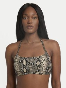 MICHAEL Michael Kors Góra od bikini MM05923 Czarny. Czarne bikini MICHAEL Michael Kors, bez wzorów, z syntetyku. Za 359,99 zł.