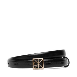 Pasek Damski Calvin Klein. Czarne paski Calvin Klein, bez wzorów. Za 229,99 zł.