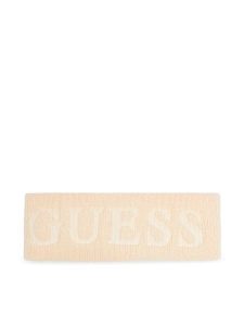 Guess Opaska materiałowa V5BZ06 Z3362 Beżowy. Brązowe rękawiczki Guess, z aplikacjami, z materiału. Za 69,99 zł.