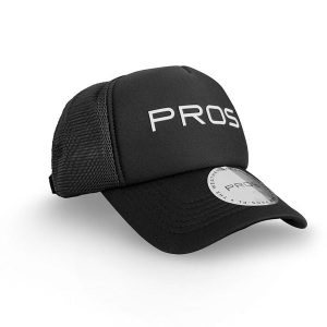 Czapka z daszkiem i siatka PROS one size. Czarne czapki PROS, bez wzorów, sportowe. Za 119,00 zł.