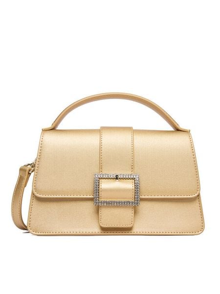 Nine West Torebka CEO-MISSISIPI-III-KY159 Złoty. Żółte torebki klasyczne Nine West, bez wzorów, z materiału, bez dodatków. Za 199,99 zł.