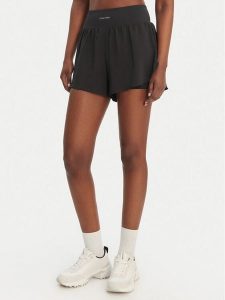 Calvin Klein Performance Szorty sportowe LVGWS6S802 Czarny Regular Fit. Czarne spodenki sportowe Calvin Klein Performance, s, bez wzorów, z syntetyku, na fitness i siłownię. Za 229,99 zł.