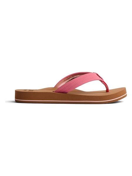 Reef Japonki "Cushion Breeze" w kolorze różowo-jasnobrązowym rozmiar: 36. Brązowe klapki Reef, bez wzorów, z otwartym noskiem, bez obcasa. Za 122,67 zł.