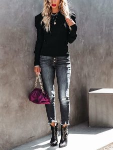 LA Angels Bluzka w kolorze czarnym rozmiar: XL. Czarne bluzki LA Angels, xl, bez wzorów, bez kołnierzyka, bez ramiączek. Za 104,89 zł.