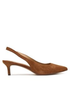 LAUREN RALPH LAUREN Szpilki Lolah II 802959263008 Brązowy. Brązowe szpilki Lauren Ralph Lauren, bez wzorów, ze skóry, bez obcasa. Za 689,99 zł.
