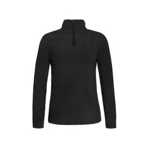 Bluza damska Protest MUTEZ 1/4 zip top. Czarne bluzy Protest, na zimę, bez wzorów, z polaru, bez kaptura. Za 148,26 zł.