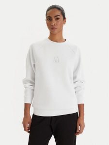 Armani Exchange Bluza XW000826 AF13397 U0002 Biały Regular Fit. Białe bluzy Armani Exchange, m, bez wzorów, z syntetyku, bez kaptura. Za 359,99 zł.