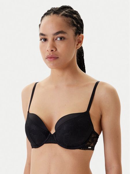 BOSS Biustonosz push-up 50545334 Czarny. Czarne biustonosze Boss, bez wzorów, z syntetyku. Za 159,99 zł.