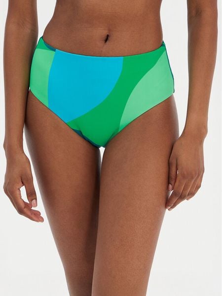 Seafolly Dół od bikini Sorrento 40646-277 Zielony. Zielone bikini Seafolly, bez wzorów, z syntetyku. Za 369,99 zł.