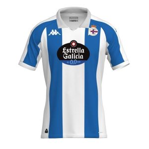 Koszulka domowa Deportivo La Corogne 2024/25. Białe bluzki Kappa, bez wzorów, sportowe, bez kołnierzyka, bez ramiączek. Za 361,50 zł.
