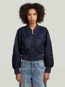 G-Star Kurtka w kolorze granatowym rozmiar: L. Niebieskie kurtki G-Star, l, bez wzorów, bez kaptura. Za 454,95 zł.