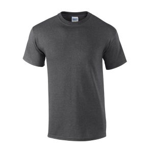 Ultra Bawełniana Koszulka Unisex Dla Dorosłych. Szare bluzki GILDAN, xl, bez wzorów, z bawełny, sportowe, bez kołnierzyka, bez ramiączek. Za 43,99 zł.