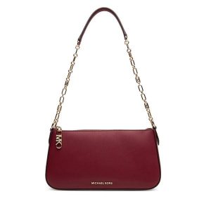 Torebka MICHAEL Michael Kors. Czerwone torebki klasyczne MICHAEL Michael Kors, bez wzorów, bez dodatków. Za 649,99 zł.