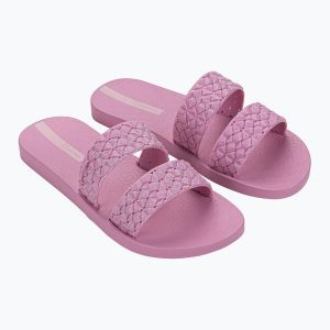 Klapki damskie Ipanema Renda II. Czerwone klapki Ipanema, bez wzorów, bez obcasa. Za 69,99 zł.