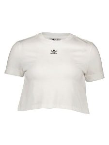 Adidas Koszulka w kolorze białym rozmiar: 38. Białe bluzki ADIDAS, bez wzorów, bez kołnierzyka, bez ramiączek. Za 114,17 zł.