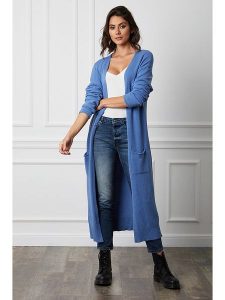 Joséfine Kardigan "Balle" w kolorze niebieskim rozmiar: M. Niebieskie kardigany Joséfine, m, bez wzorów, z kaszmiru, bez ramiączek. Za 201,08 zł.