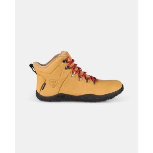 Uniseksowe wysokie buty outdoorowe barefoot Kilpi BARE HIGH WP-U. Brązowe buty trekkingowe Kilpi, bez zapięcia. Za 628,61 zł.