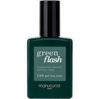Manucurist - Vernis green Flash - Lakier Półpermanentny Top Coat - green Flash - Top Coat 15 ml - Dla Kobiet. Zielone topy Manucurist, bez wzorów, z lakierowanej skóry, bez kołnierzyka, bez ramiączek. Za 92,00 zł.