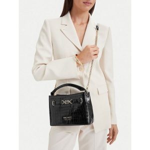 Torebka Nine West. Czarne torebki klasyczne Nine West, bez wzorów, bez dodatków. Za 249,99 zł.