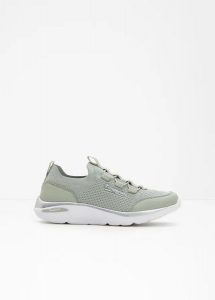 Wygodne sneakersy Kangaroos, wsuwane, z pianką memory. Zielone buty sportowe bonprix, bez wzorów, bez zapięcia. Za 179,99 zł.