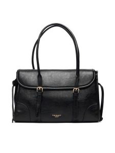 TWINSET Torebka 252TD8040 Czarny. Czarne torebki klasyczne Twinset, bez wzorów, ze skóry, bez dodatków. Za 549,99 zł.