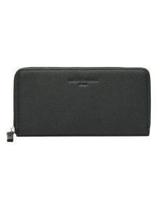 Liebeskind Berlin Skórzany portfel "Juna" w kolorze czarnym - 19 x 9 x 2 cm rozmiar: onesize. Czarne portfele Liebeskind Berlin, bez wzorów, z materiału. Za 234,95 zł.