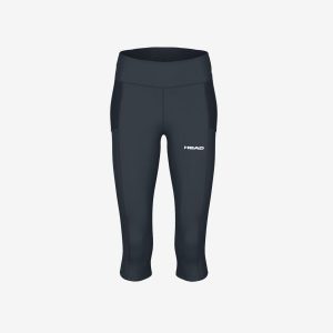Legginsy 3/4 damskie POWER. Niebieskie legginsy Head, bez wzorów. W wyprzedaży za 210,00 zł.