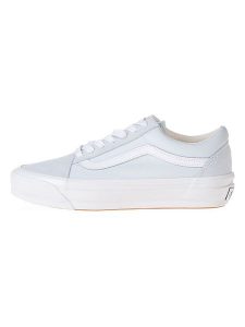 Vans Skórzane sneakersy "Old Skool" w kolorze błękitnym rozmiar: 40,5. Niebieskie trampki Vans, bez wzorów, bez zapięcia. Za 189,95 zł.