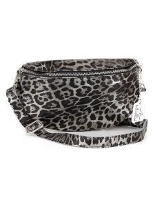 Anna Morellini Skórzana saszetka "Nunziatina" w kolorze szaro-czarnym - 25 x 14 x 1 cm rozmiar: onesize. Czarne nerki i saszetki Anna Morellini, bez wzorów, z materiału. Za 130,99 zł.