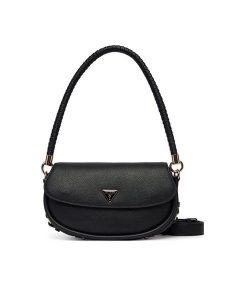 Guess Torebka Danya HWBG99 18190 Czarny. Czarne torebki klasyczne Guess, z aplikacjami, ze skóry, bez dodatków. Za 589,99 zł.