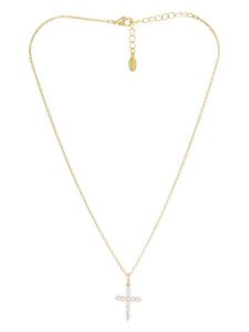 U.S. Polo Assn. Pozłacany naszyjnik z zawieszką - dł. 38 cm rozmiar: onesize. Żółte naszyjniki U.S. Polo Assn., z kryształem, metalowe. Za 109,00 zł.