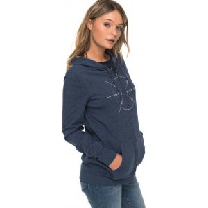 Roxy Bluza Z Kaptoremfullofjoyzip J Otlr Btkh Dress Blues Heather, S. Bluzy marki 4f. Za 275,00 zł.
