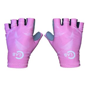 Różowe letnie rękawiczki kolarskie. Białe rękawiczki C-LAB, na lato, bez wzorów. Za 142,00 zł.