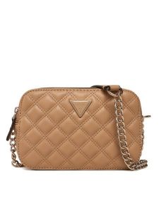 Guess Torebka HWQG96 73140 Beżowy. Brązowe torebki klasyczne Guess, z aplikacjami, ze skóry, bez dodatków. Za 399,99 zł.
