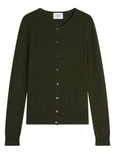 AUTHENTIC CASHMERE Kaszmirowy kardigan "Caron" w kolorze khaki rozmiar: XL. Brązowe kardigany AUTHENTIC CASHMERE, z kaszmiru. Za 314,78 zł.