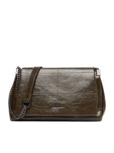 Badura Torebka C-AILA-LDA7951 Khaki. Brązowe torebki klasyczne Badura, bez wzorów, z materiału, bez dodatków. Za 229,99 zł.