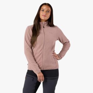 Bluza polarowa turystyka damska Swedemount Stryn Fleece szybkoschnąca. Brązowe bluzy SWEDEMOUNT, na zimę, bez wzorów, z polaru, bez kaptura. W wyprzedaży za 125,00 zł.